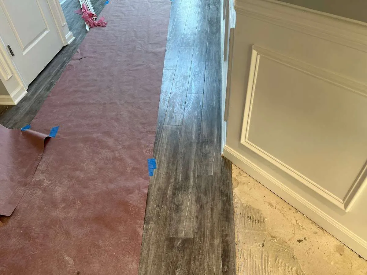 Completed marble shower restoration in Epping